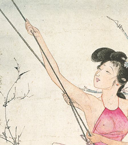 江宁-胡也佛的仕女画和最知名的金瓶梅秘戏图
